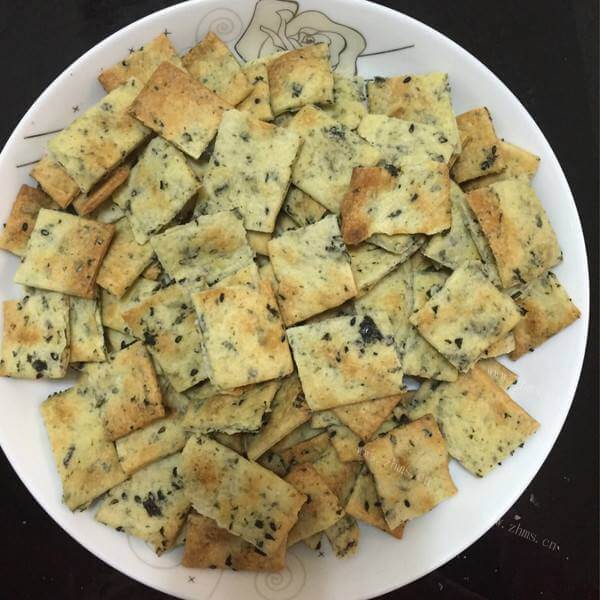 酥脆的海苔脆饼干