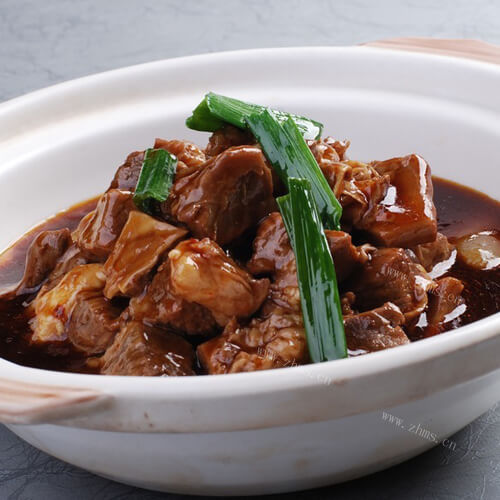 美味的红烧烩牛肉