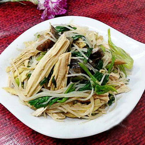 老爸做的芝麻酱拌杂菜