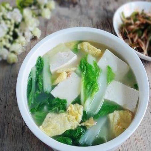 好吃的豆腐炖鸡蛋 