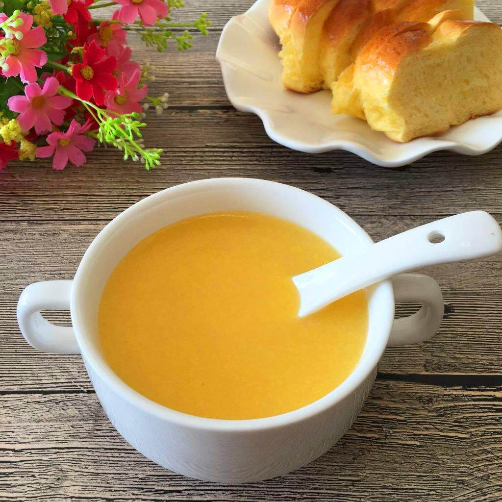 小宝宝辅食之南瓜豆米糊