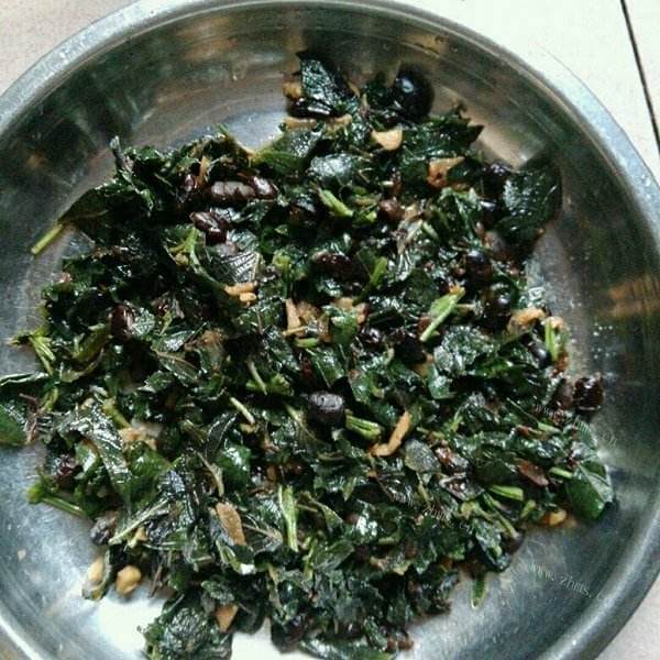 美味的紫苏豆豉