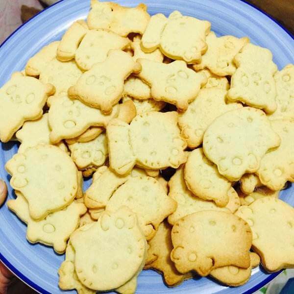 美味的自制黄油小饼干