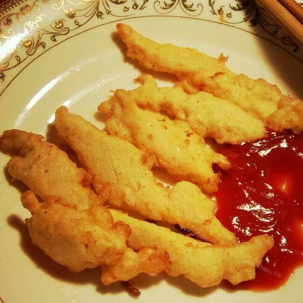 美味的银丝茄汁鸡柳