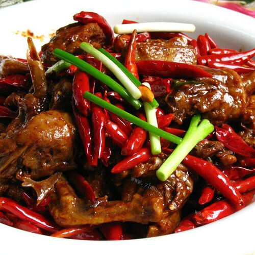 美味的红焖鸭