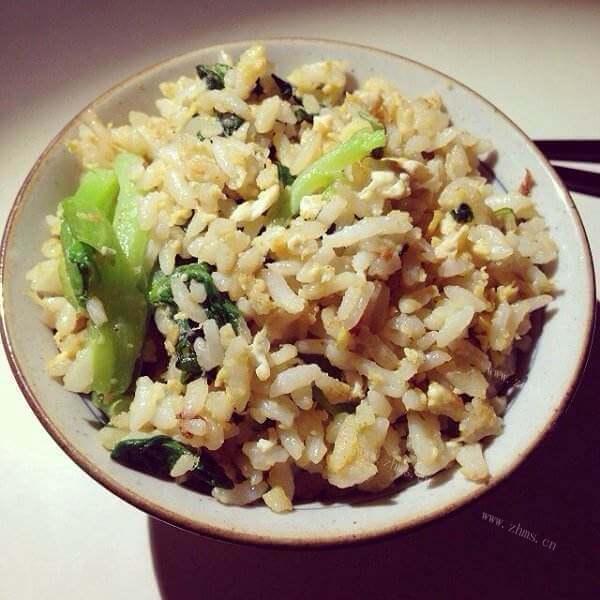 美味小青菜蛋炒饭