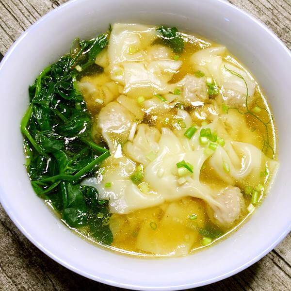 好吃的豇豆肉馅生煎馄饨