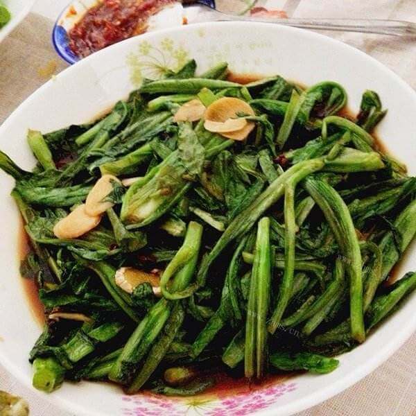 自制素炒纤宝菜