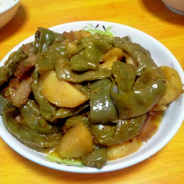 可口的香炖东北豆角