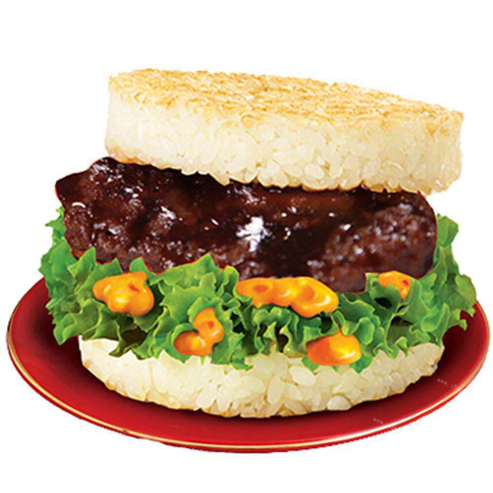 美味黑椒牛排汉堡