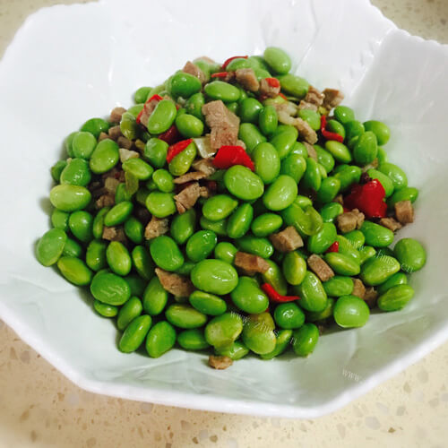 自制咸菜毛豆