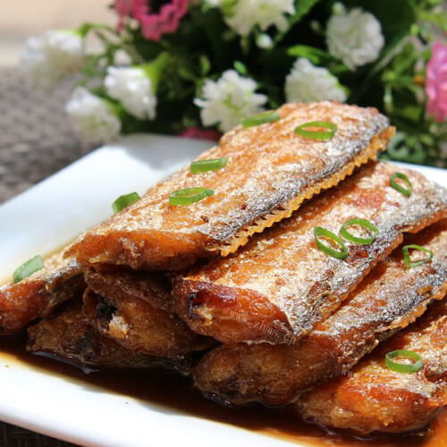 美味白灼带鱼