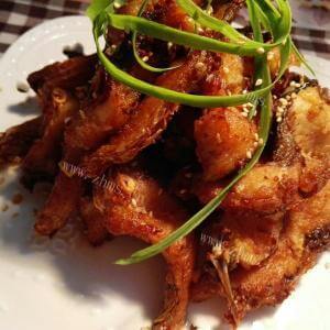 美味的葱酥鱼