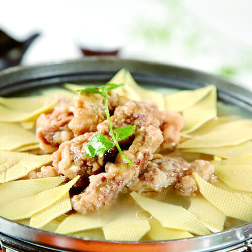家常大头菜炖干豆腐 
