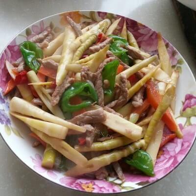 简易版-春笋小炒肉