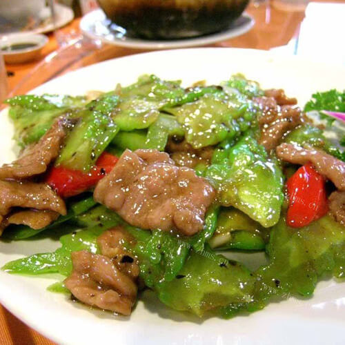 健康苦瓜炒里脊