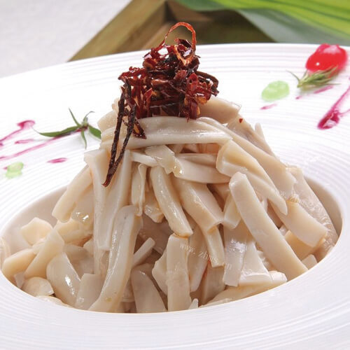 美味的小拌鸡腿菇