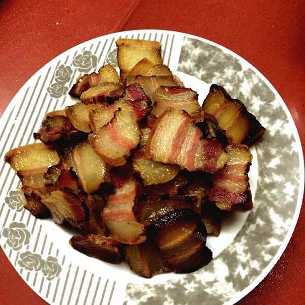 家常腊味双拼蒸百叶