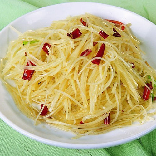 美味的叉烧土豆丝