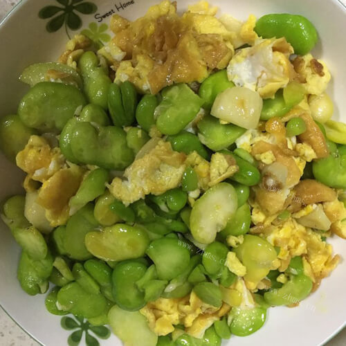 好吃的香菇滑蚕豆米