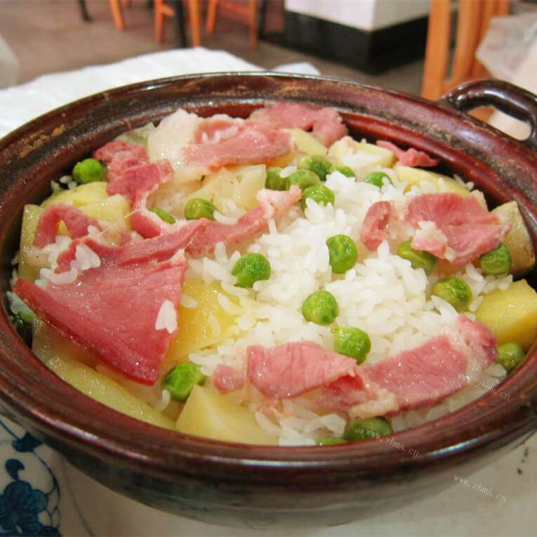 好吃的土豆火腿饭