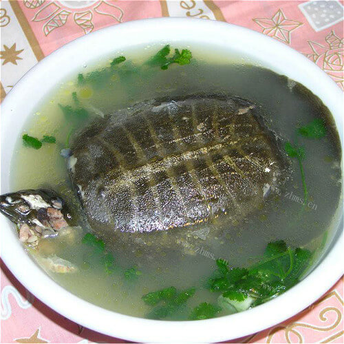 诱人的砂煲老鳖汤