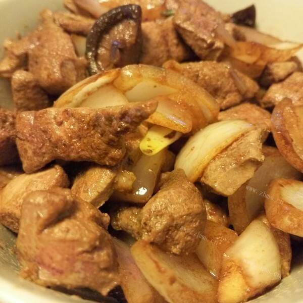 好吃的豆腐烧猪肝