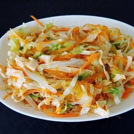 健康美食之凉拌介兰油皮