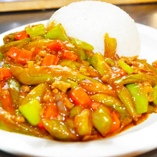 酱炒肉沫茄子