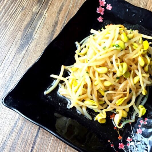 自创干煸黄豆芽