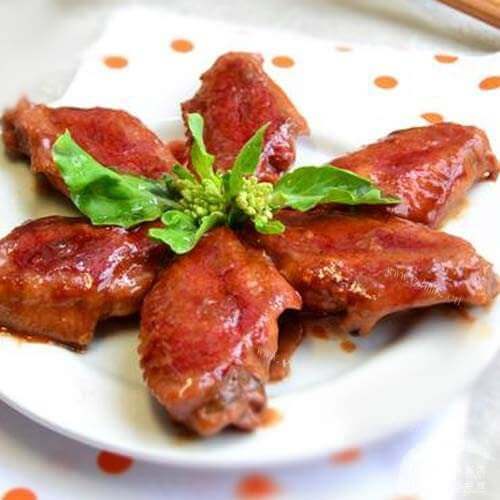 美味微波蜜汁鸡翅中