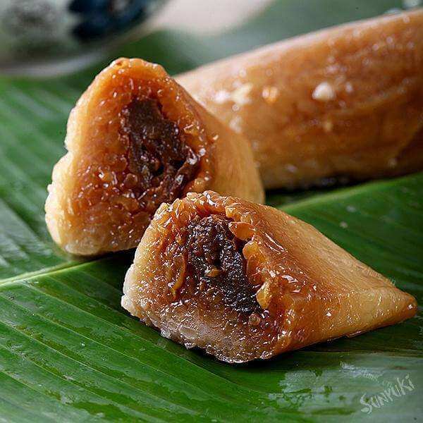 香甜的红豆密枣粽子