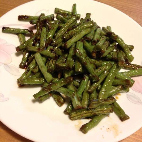 家常干煸长缸豆