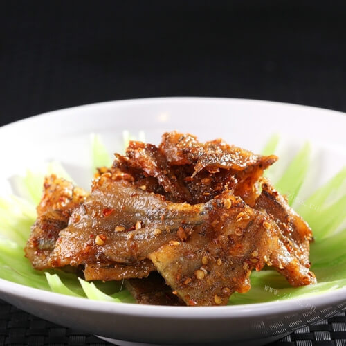 自制油煎孜然鲨鱼片