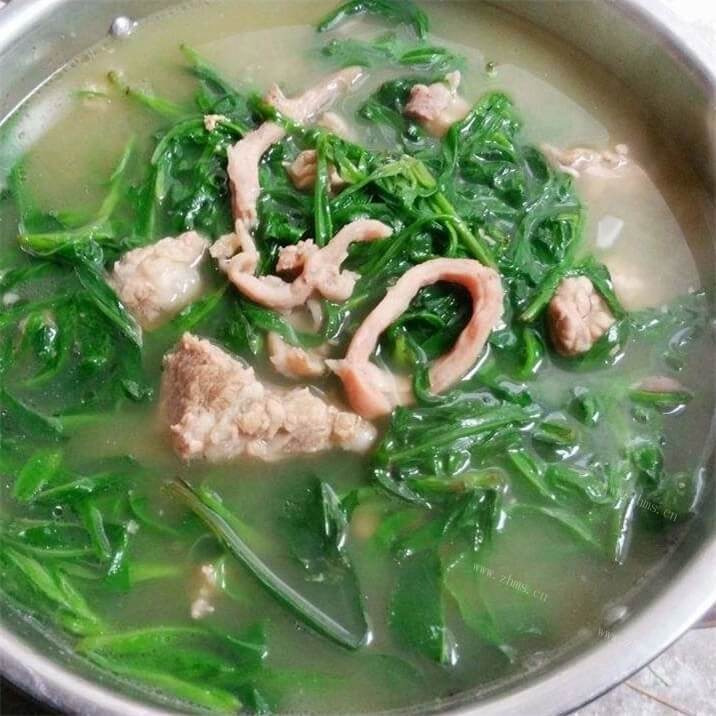 好喝的蒜蓉苦麦菜汤