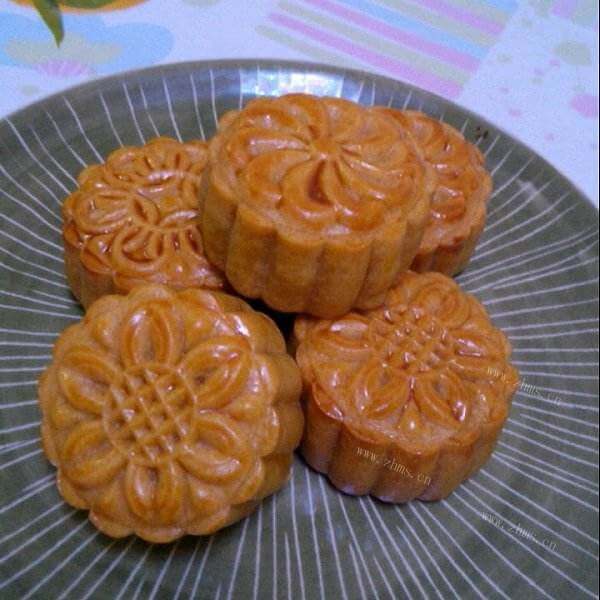 自制水晶奶黄月饼