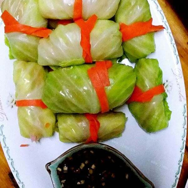 香喷喷的腊肉煮手撕包菜