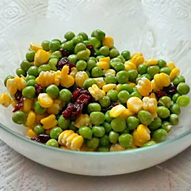 美味的玉米青豆