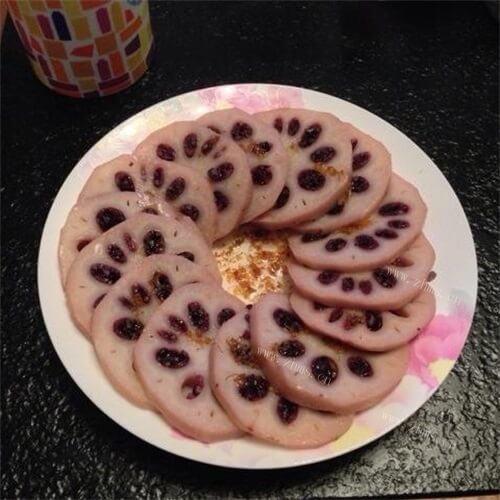 玫瑰紫米藕