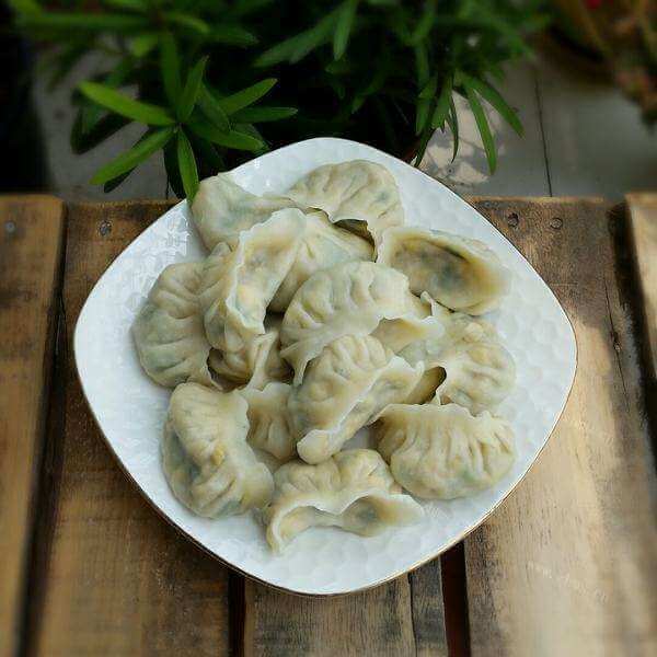 美味韭菜鸡蛋粉条饺子