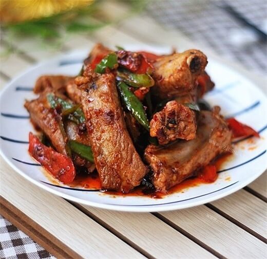 美味的老干妈豆豉排骨