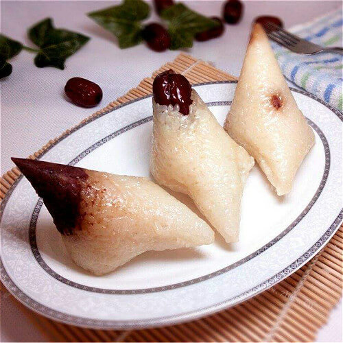 好吃的提子红豆红枣粽