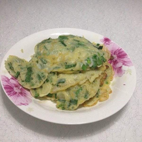 创意椰汁韭菜面饼 