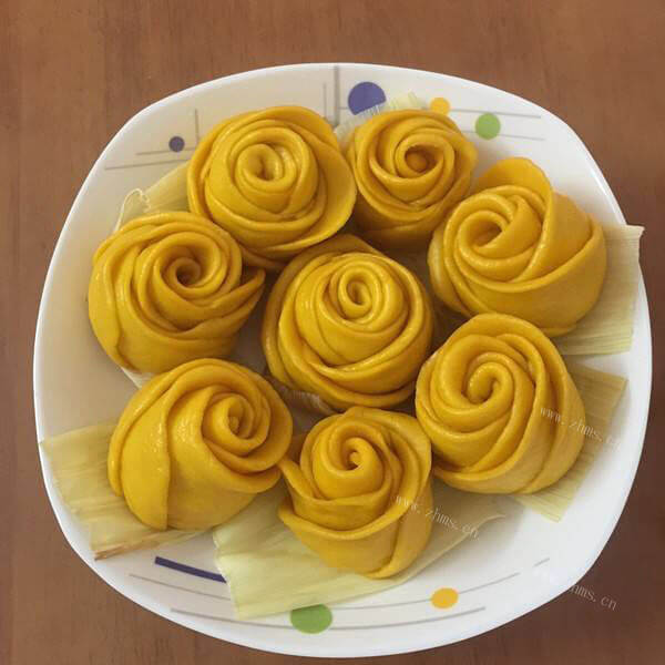 美味的蜜汁南瓜玫瑰花