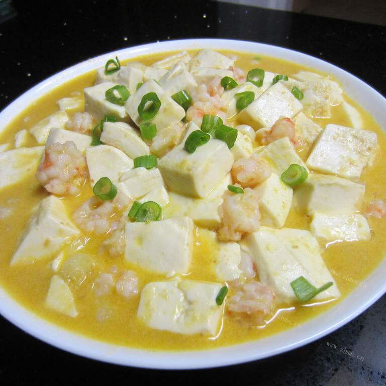 好吃的咸蛋烧豆腐