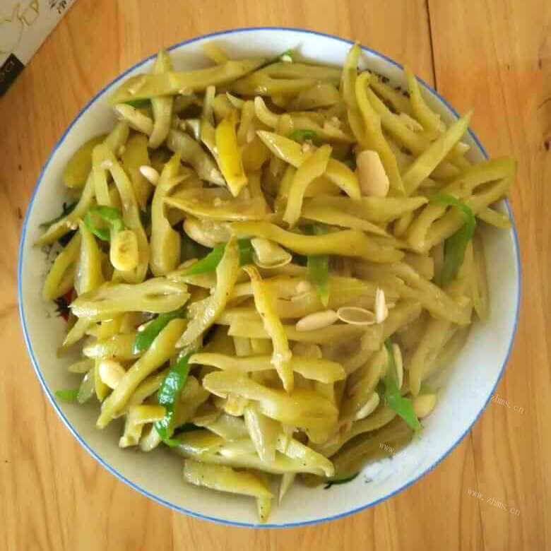 美味青椒龙爪豆