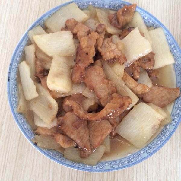 美味淮山菜花焖烧肉