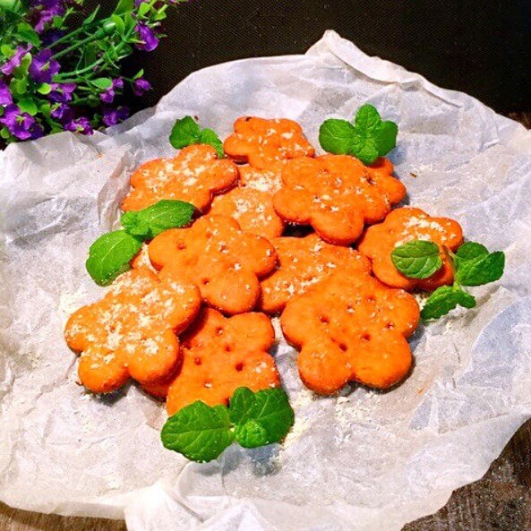 美味的黄金芝士饼干