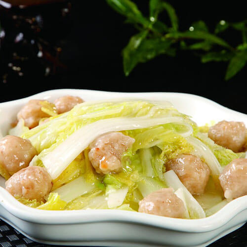 美味的蚝油杭白菜