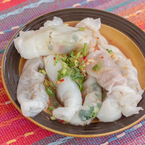 可口的豆芽卷粉